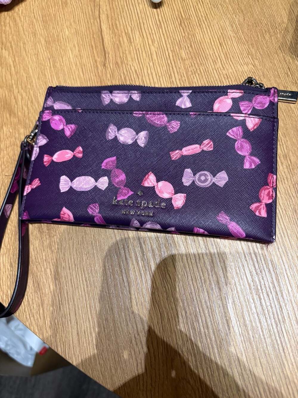 Kate Spade Staci Candy Shop Print Double Zip Medium Wristlet